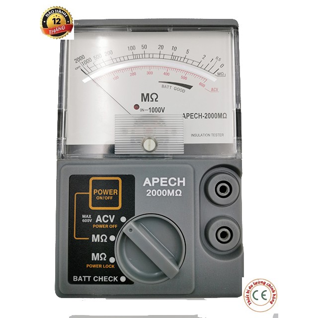 Đồng hồ đo điện trở cách điện APECH-2000