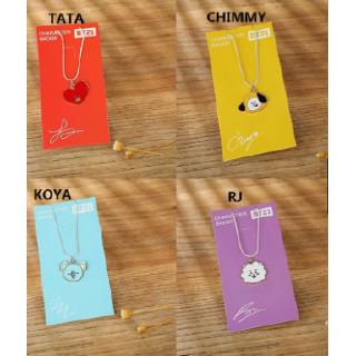 Hàn Quốc BTS BT21 Hoạt Hình Mặt Dây Chuyền Vòng Cổ Hợp Kim Trang Sức Nữ Vòng Cổ Thanh Lịch