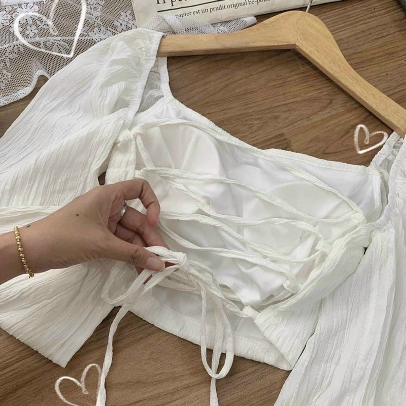 Áo CropTop Đan Day Lưng 🦋JENNA TOP🦋