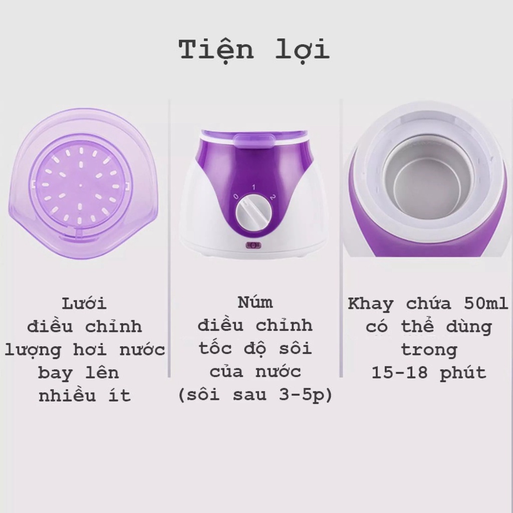 Máy xông mũi họng  xông mặt thảo dược hoa quả nóng,  xông hơi mini thông minh 1 đổi 1 bảo hành 6 tháng