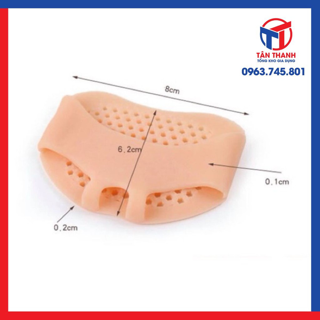 [ sale mùa hè] Sét 2 Miếng silicon đệm bàn chân MUI .