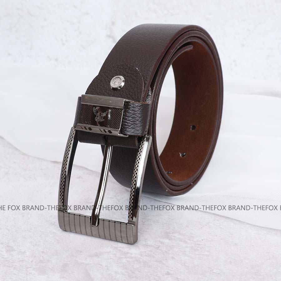Thắt lưng da nam thắt lưng nam khóa kim kiểu dáng công sở thanh lịch the fox