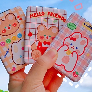 Gương Trang Điểm Cầm Tay 2 Mặt Với Nhiều Họa Tiết Hoạt Hình Đáng Yêu