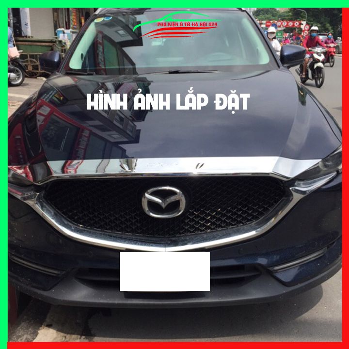 Ốp trang trí mặt ca lăng, viền mí capo CX5 CX-5 2018-2022
