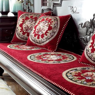 Bộ Đệm Ghế,Thảm trải ghế tây âu gấm dày xả kho