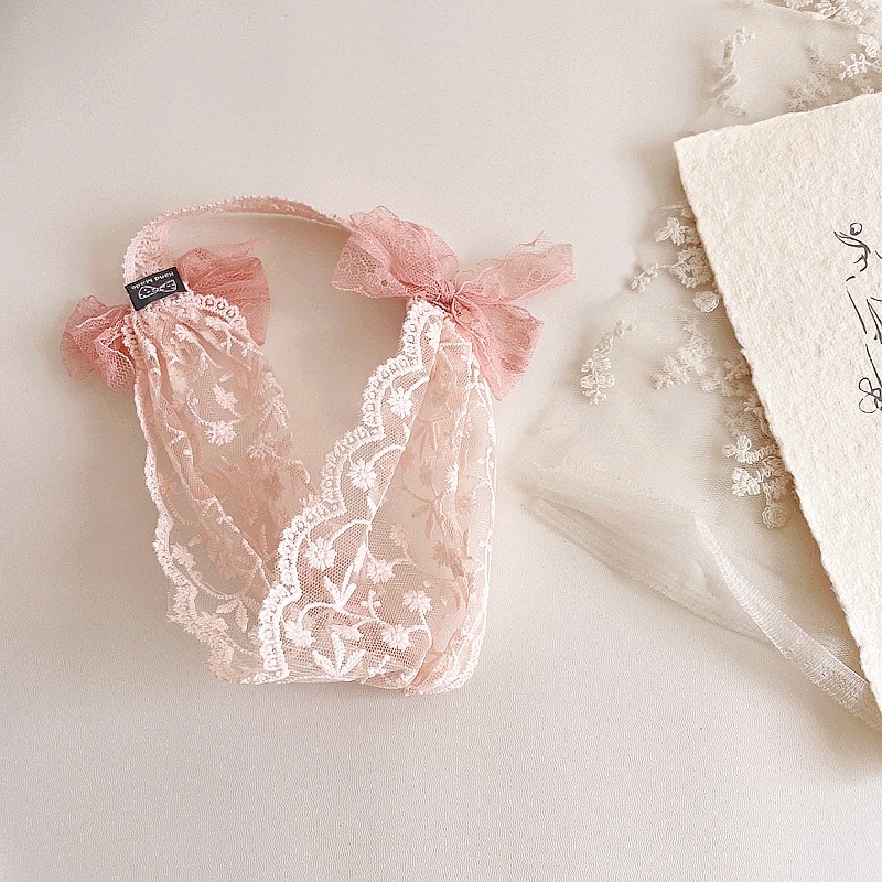 TURBAN ren hoa nhí cho bé từ 1 tuổi
