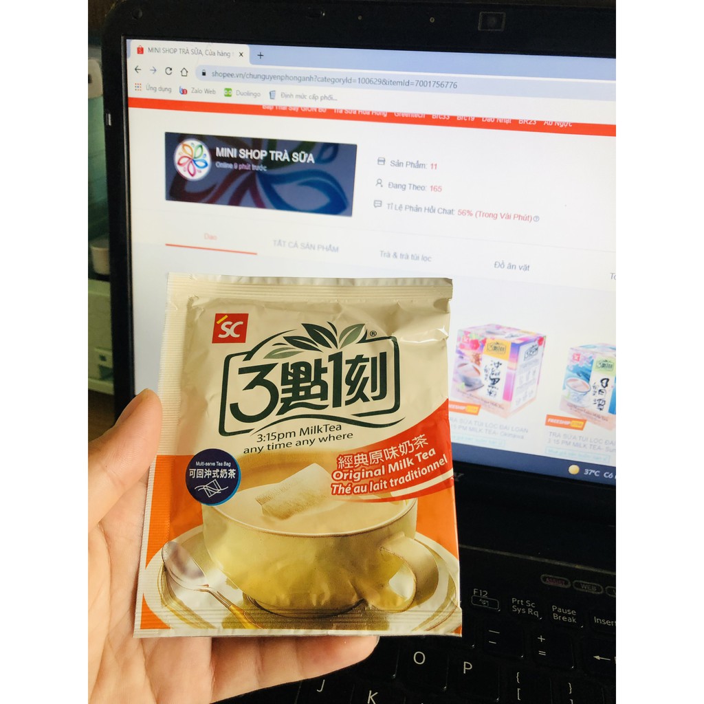 TRÀ SỮA TÚI LỌC ĐÀI LOAN 3:15 PM MILK TEA- Original Milk Tea