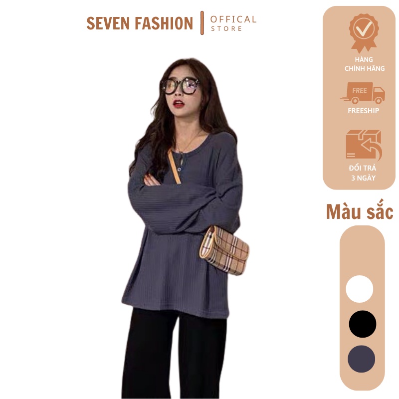Áo Thun Trơn Tay Bo Cổ V Tròn Cúc Cài 3 Màu Dáng Rộng G098