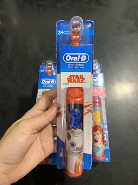 [CÓ SẴN] Bàn chải tự động Oral-B cho bé trai trên 3 tuổi hàng Mỹ