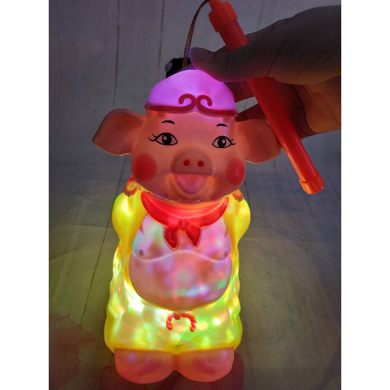 Đèn Lồng Trung Thu Bát Giới Cõng Hằng Nga Loại To Có Nhạc Đèn