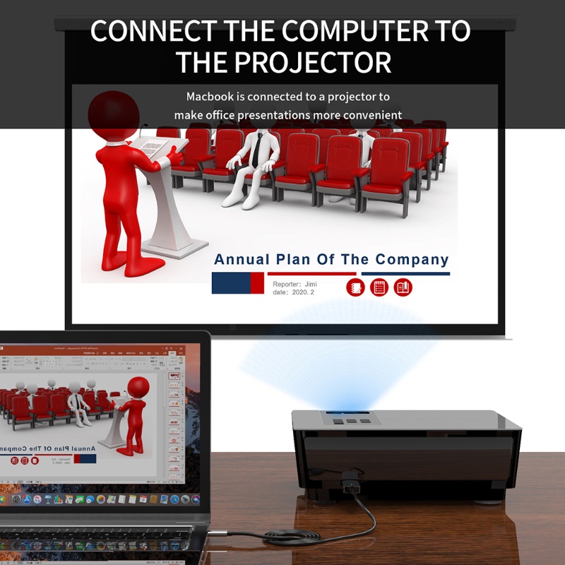 Cáp ChuyểN ĐổI Dữ LiệU LoạI C Sang 4K 60Hz