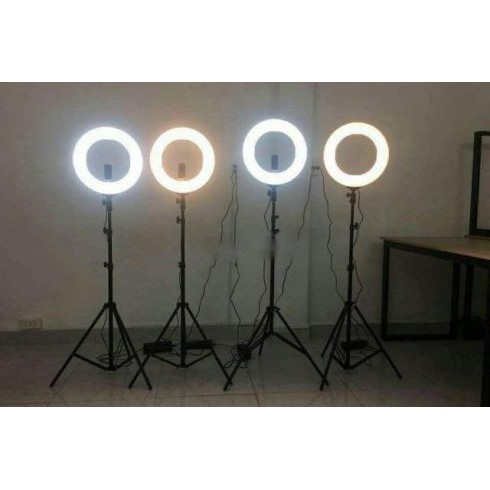 ĐÈN LED LIVESTREAM 35CM HỖ TRỢ QUAY PHIM, CHỤP HÌNH, THẨM MỸ
