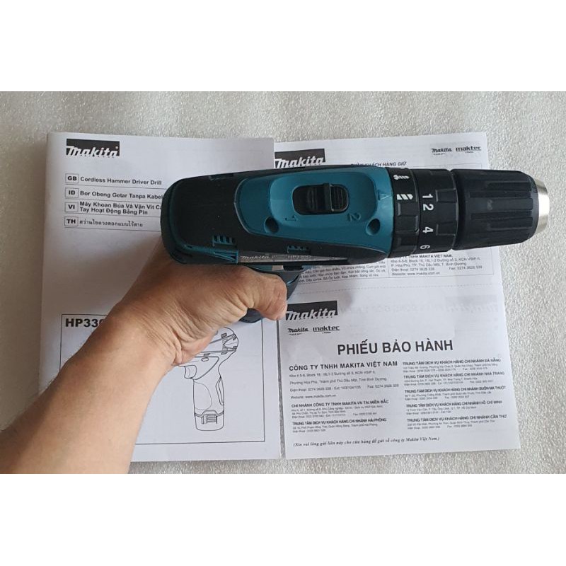 THÂN MÁY KHOAN 3 CHỨC NĂNG MAKITA HP330D - 10.8V. Hàng chính hãng