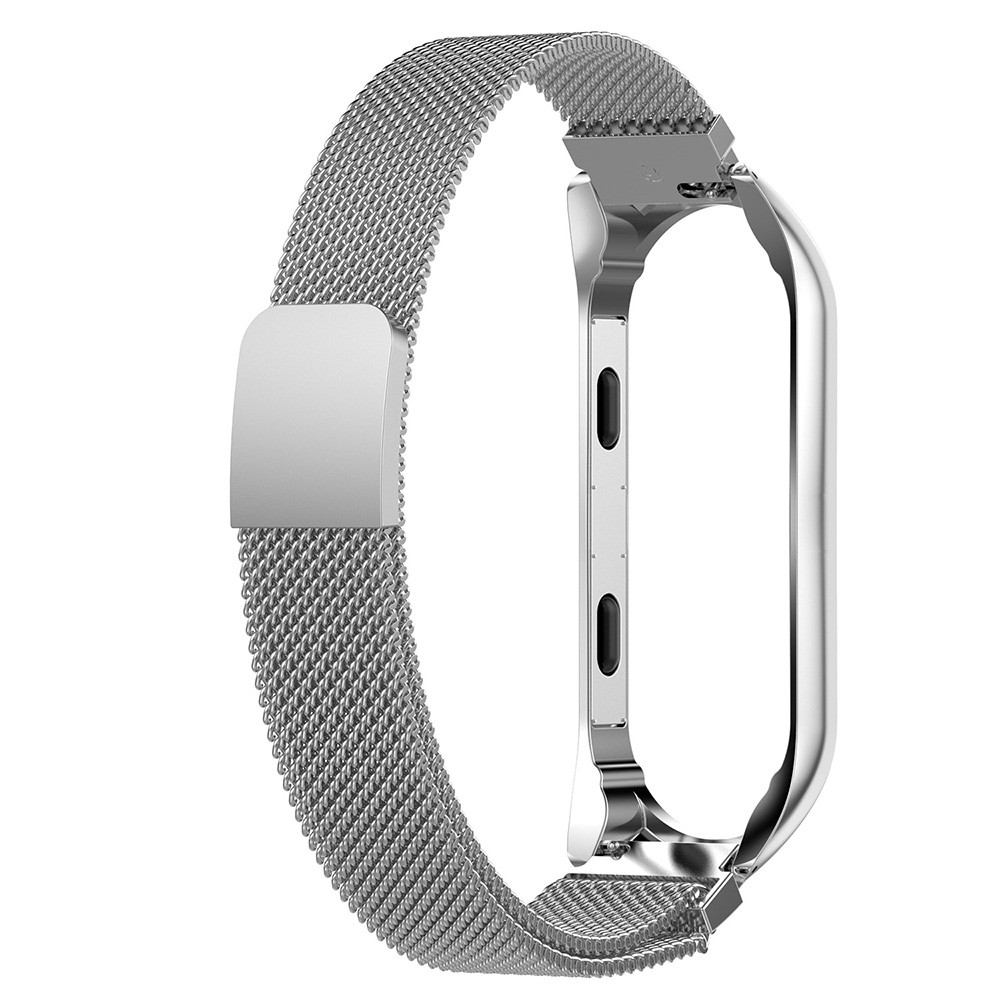XIAOMI Dây Đeo Thay Thế Chất Liệu Thép Không Gỉ Thiết Kế Mắt Xích Cho Mi Band 3 4 3