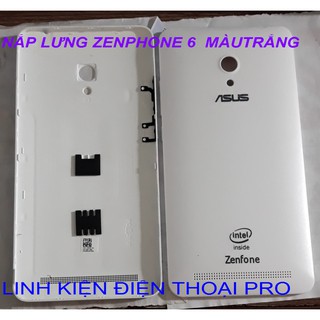 Nắp lưng zenphone 6 màu trắng