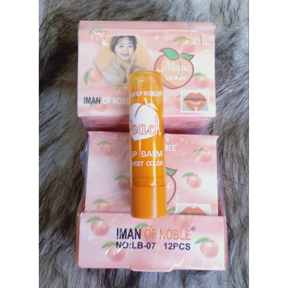 Son Dưỡng Môi Tinh Chất Đào Peach Iman Of Noble