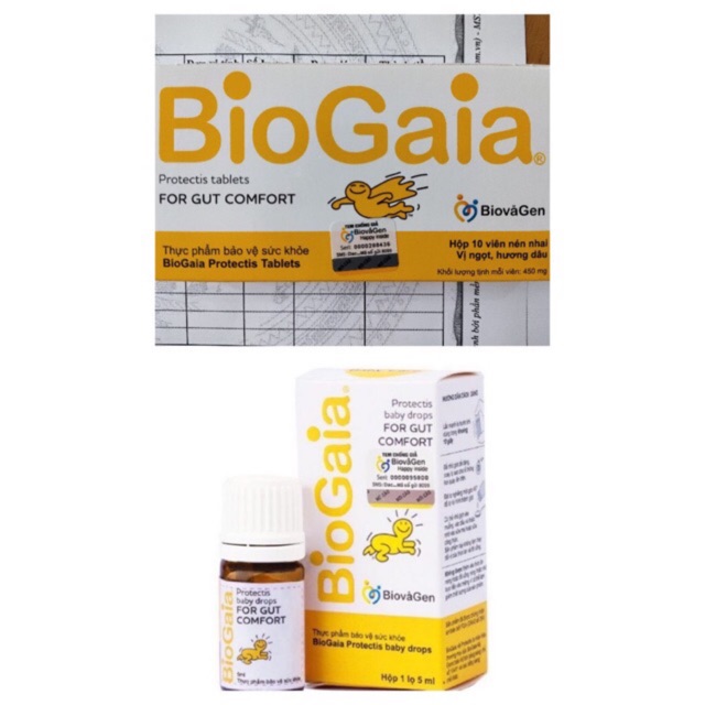 ( Kèm quà ) Men Vi Sinh Biogaia chai thuỷ tinh 5ml