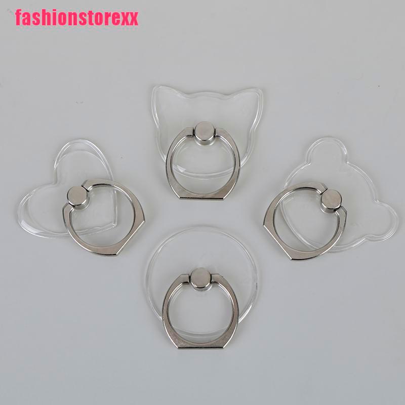 FA Clear mount holder mobile phone holder stand finger ring support desk cell phone | BigBuy360 - bigbuy360.vn