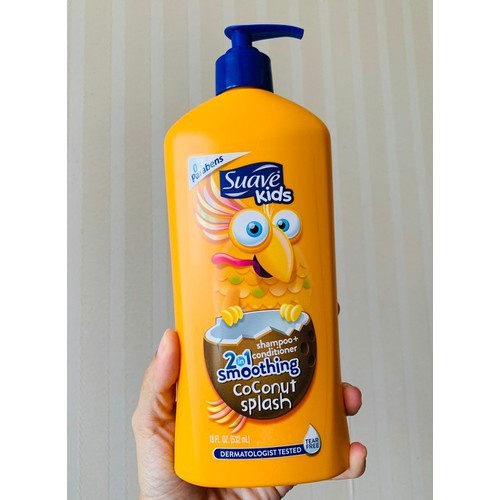 DẦU GỘI XẢ SUAVE KIDS COCONUT SPLASH 2IN1 532ML CHÍNH HÃNG - 8277