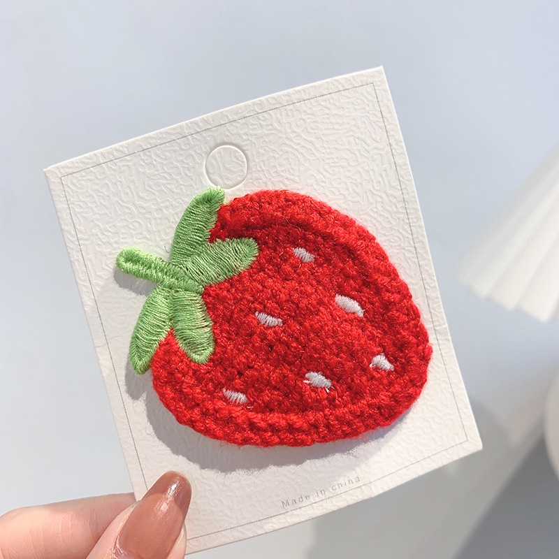 Kẹp Tóc Hình Hoa/Trái Cây Hoạt Hình Phong Cách Hàn Quốc Thời Trang Cho Nữ