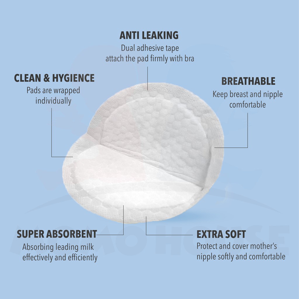 Tấm Lót Cotton Chống Tràn Dùng Một Lần Cho Mẹ Bỉm Sữa