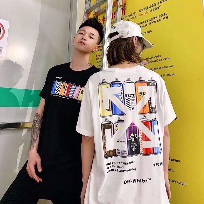 Áo Thun form rộng tay lỡ OFF-WH