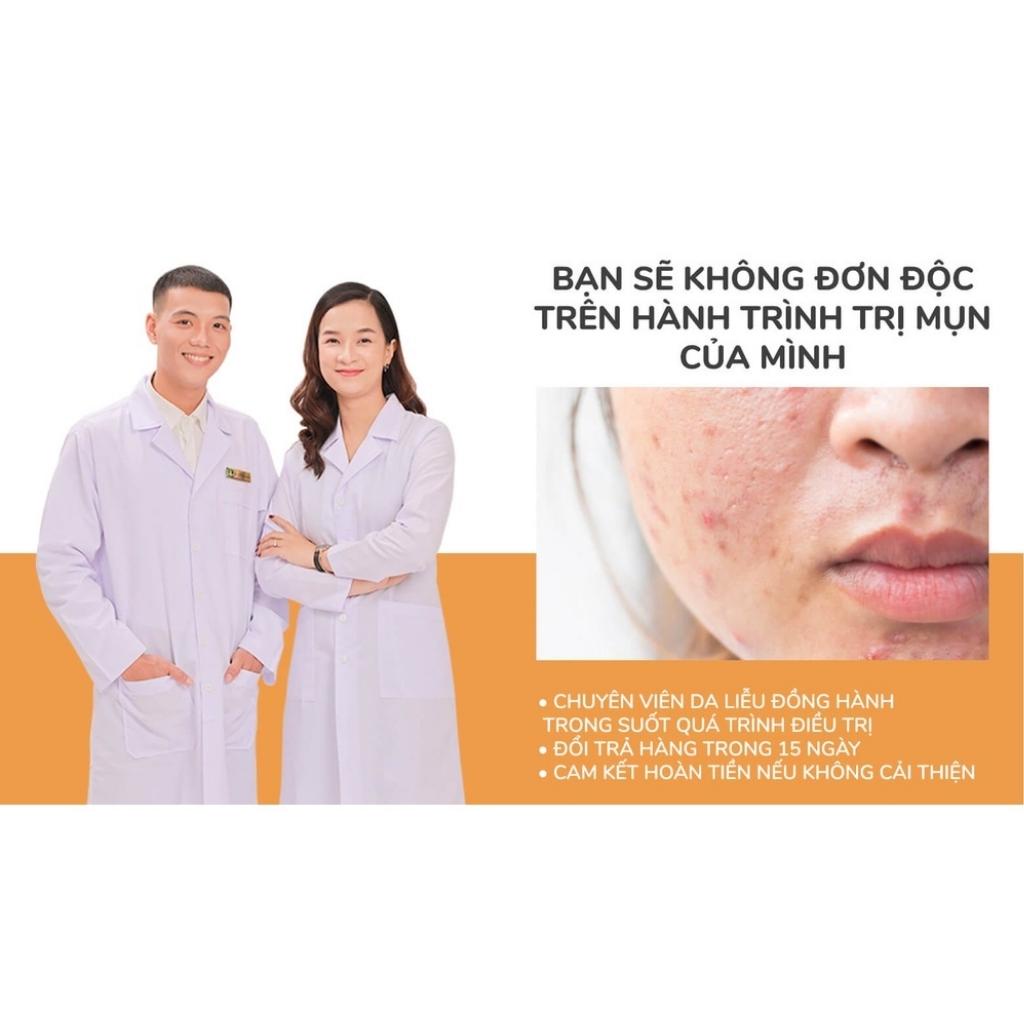 Kem Giảm Mụn, làm khô đầu mụn và đẩy nhân mụn, giúp giảm thâm mụn Dr. Lee Reduce Acne Cream 10g-Hàng Chính Hãng