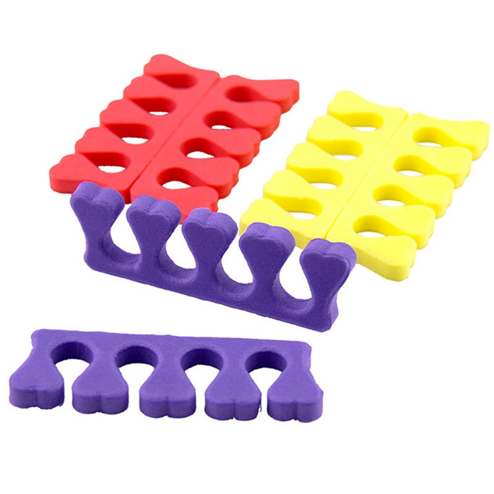 Set 10 / 20 Miếng Xốp Mềm Tách Ngón Chân Để Làm Móng Tại Nhà / Salon