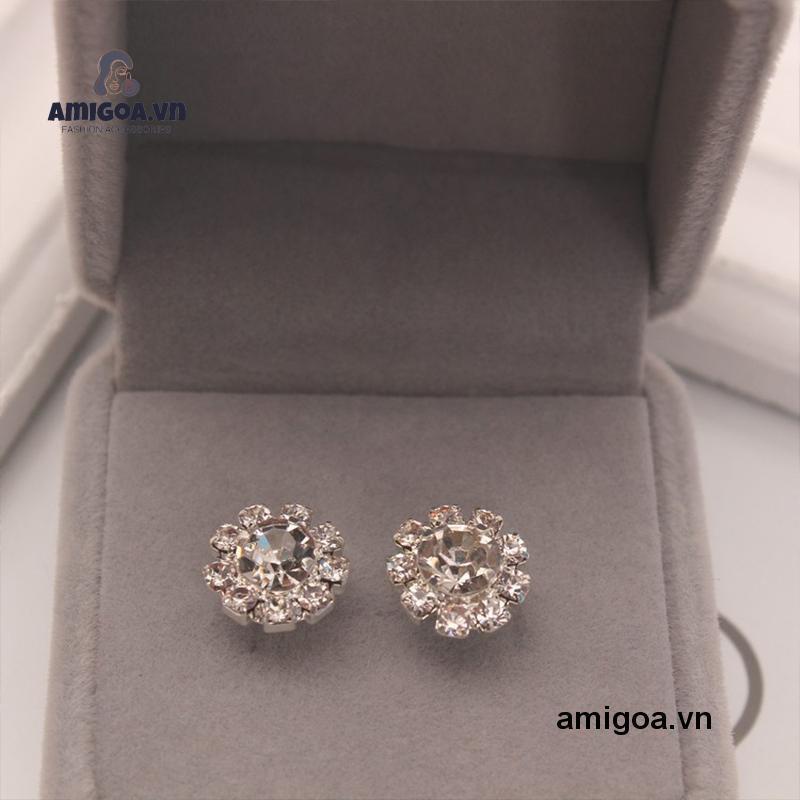 ✨✨huyên tai hoa hướng dương đính đá Zircon phong cách Hàn Quốc