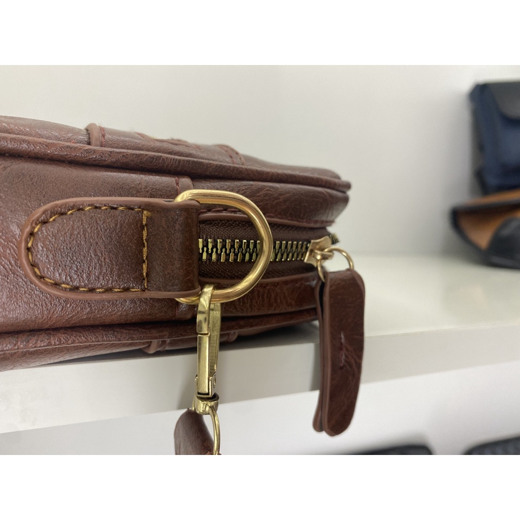 TÚI DA BÒ MINI BAG- PHONG CÁCH ĐƠN GIẢN TINH TẾ- Túi đeo chéo hông Đẹp