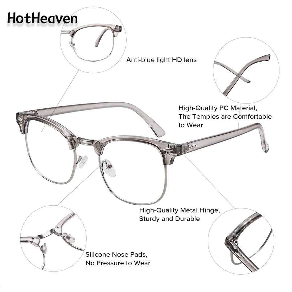 Kính Bảo Vệ Mắt Chống Bức Xạ Ánh Sáng Xanh 10 Kiểu Unisex