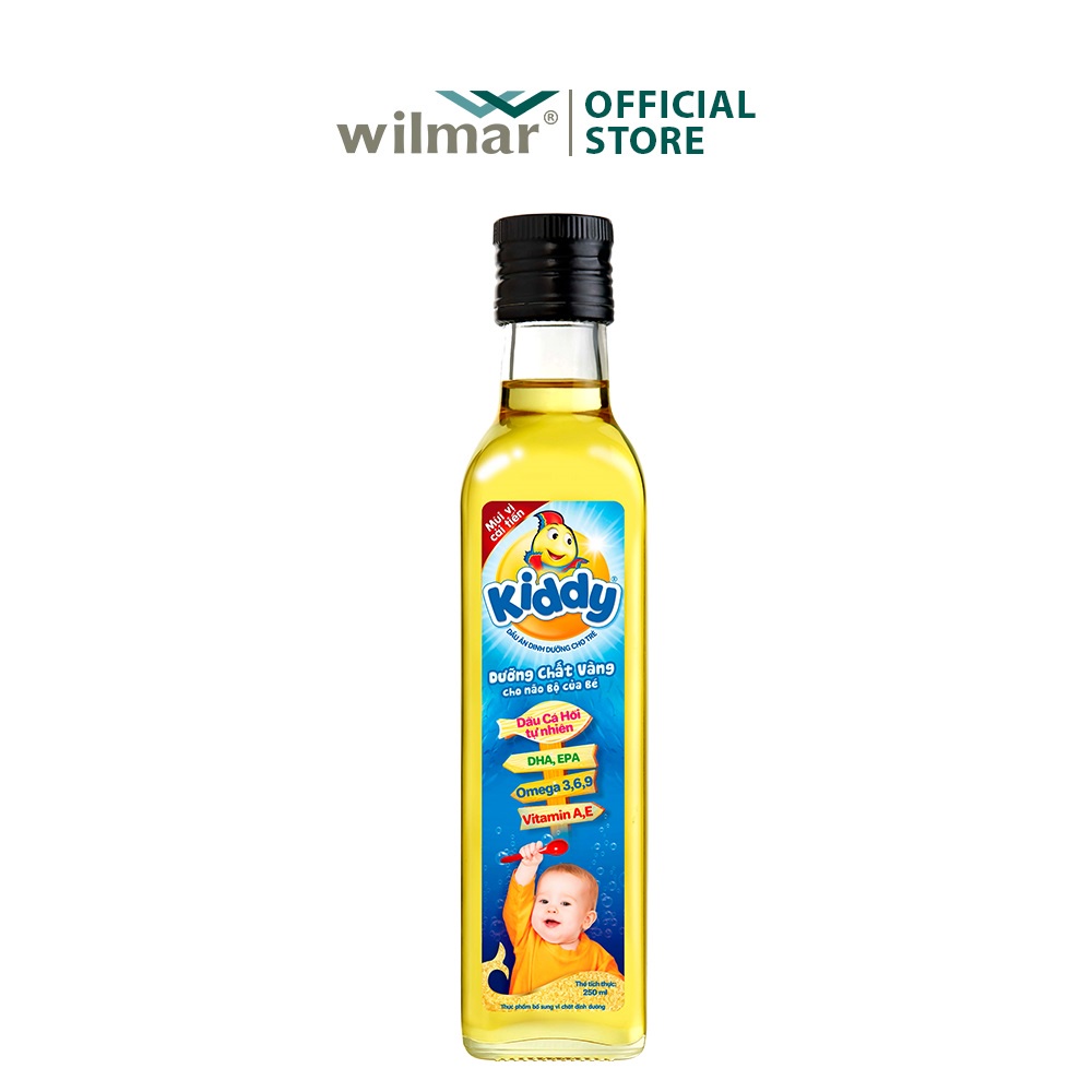 [SenXanh Emart] Dầu ăn Kiddy dinh dưỡng cá hồi cho bé 250ml