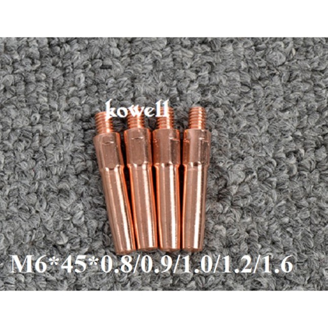 Bép hàn mig M6*45, M6*25 , M6*28 , M8*30 Béc hàn mỏ hàn mig 15AK 14AK 24KD 25Ak 350A 500A Phụ kiện máy hàn