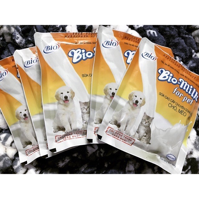 Sữa Bột Cho Chó Mèo BIO MILK FOR PET 100g Bổ sung Vitamin