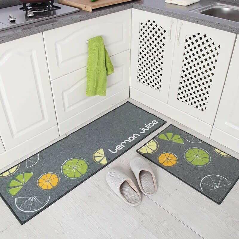 Set 2 thảm chân bếp cao cấp