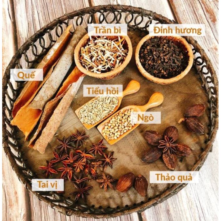 [100g-500g] Đại hồi / Hoa hồi khô mùa thu - Ngâm mai quế lộ, nấu ăn (không dùng trang trí)