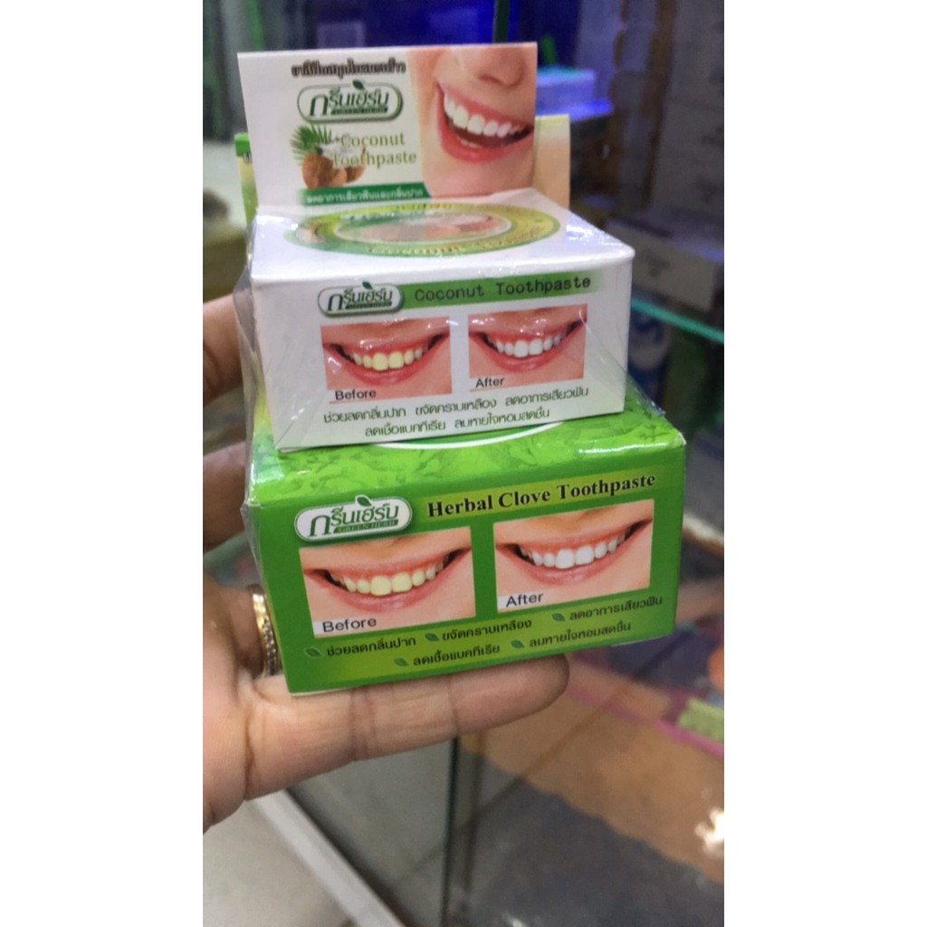 COMBO kem làm trắng răng HERBAL CLOVE TOOTHPATSE