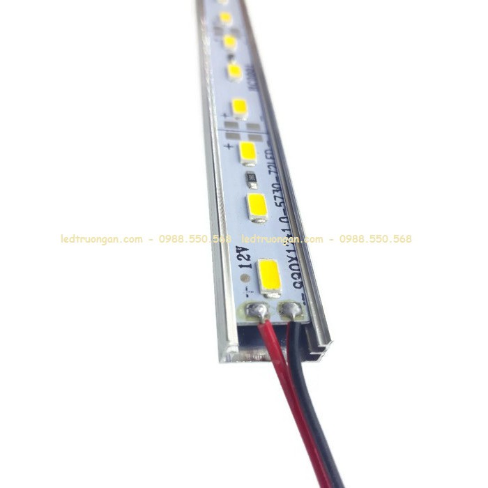 BỘ 5 THANH LED THANH NHÔM 5730 CÓ MÁNG