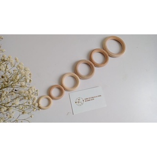 Khoen gỗ tròn macrame
