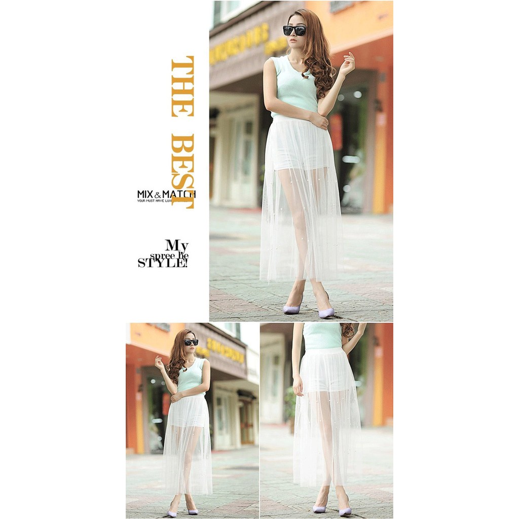 Đầm Style Đính Hạt Cườm