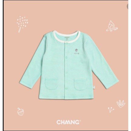 Áo khoác kẻ xanh chaang