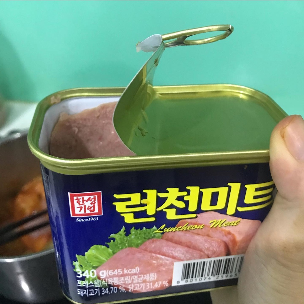 Thịt hộp SPAM lotte Luncheon Meat Hàn Quốc 340gr