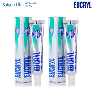 Combo 2 Kem Tẩy Trắng Răng Eucryl 62g - Chính Hãng