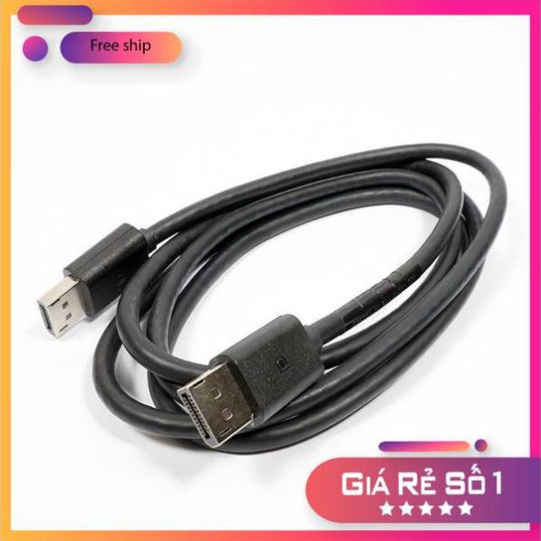 [FREESHIP TOÀN QUỐC] Cable DisplayPort 1.5m zin theo LCD DELL (2 đầu DP) - CAO CẤP