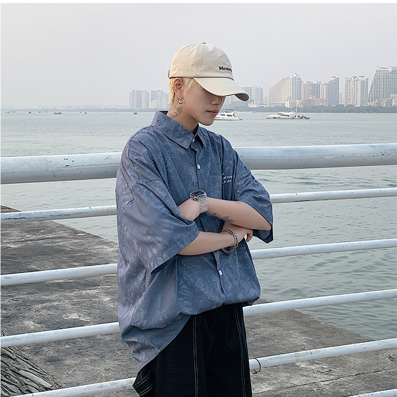 Áo sơ mi tay ngắn thời trang thịnh hành cho nam | BigBuy360 - bigbuy360.vn