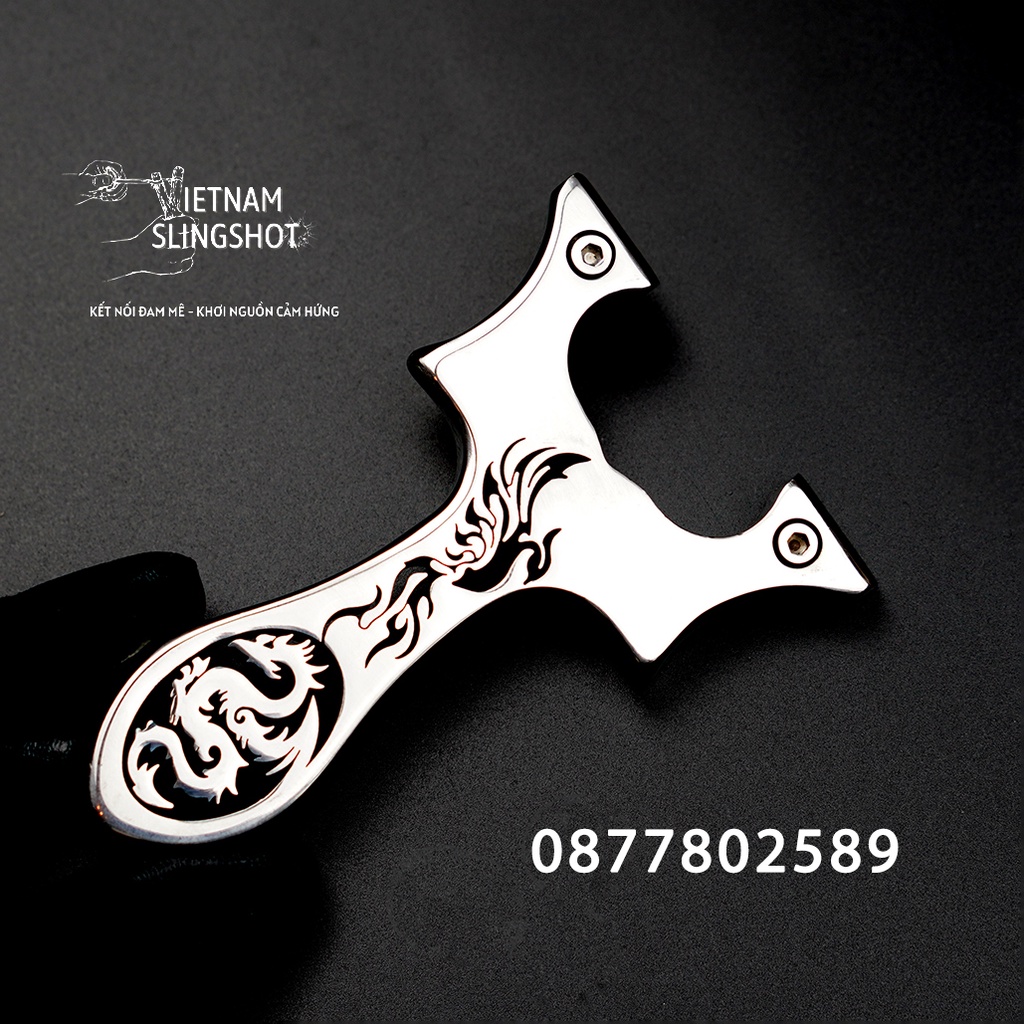 [Ná Inox xịn giá tốt] Ná cao su Long Phụng Inox 304 Cao Cấp Chống Gỉ Cầm Đầm Tay Và Rất Đẹp Mắt, sáng bóng siêu mượt