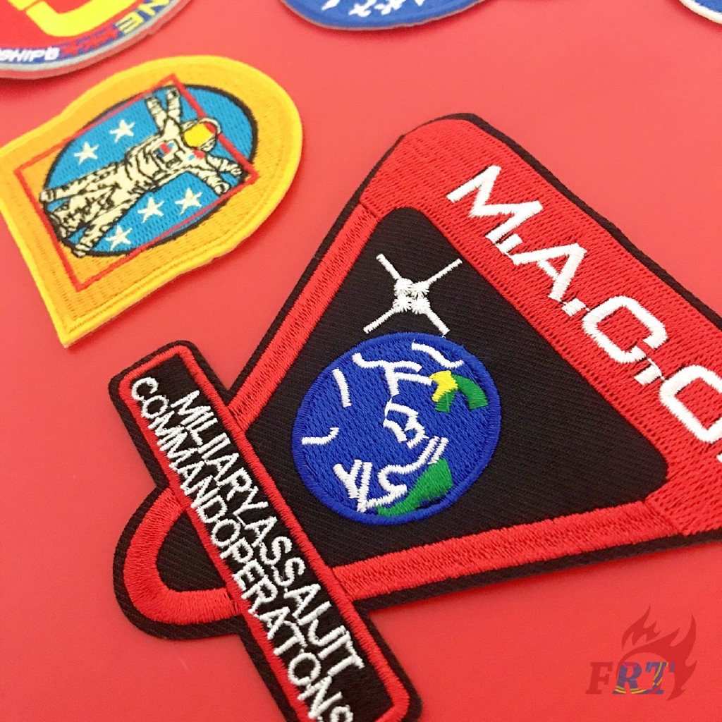 Miếng thêu họa tiết NASA dùng trang trí quần áo độc đáo（☸ NASA - Astronaut & Space Iron-on Patch ☸ ）（NASA - Series 02）