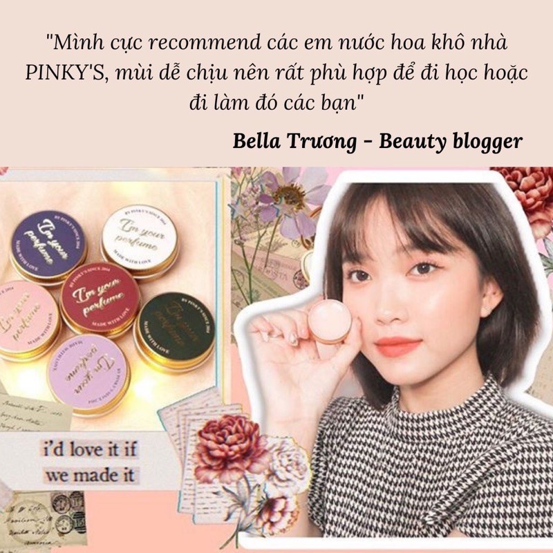 Nước hoa khô Pinky’s  - Nước hoa khô bỏ túi dạng hộp | Thế Giới Skin Care