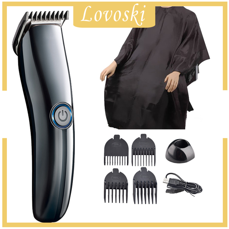 [LOVOSKI]Cordless USB Rechargeable Hair Clipper with Low Noise for Home Salon Baby