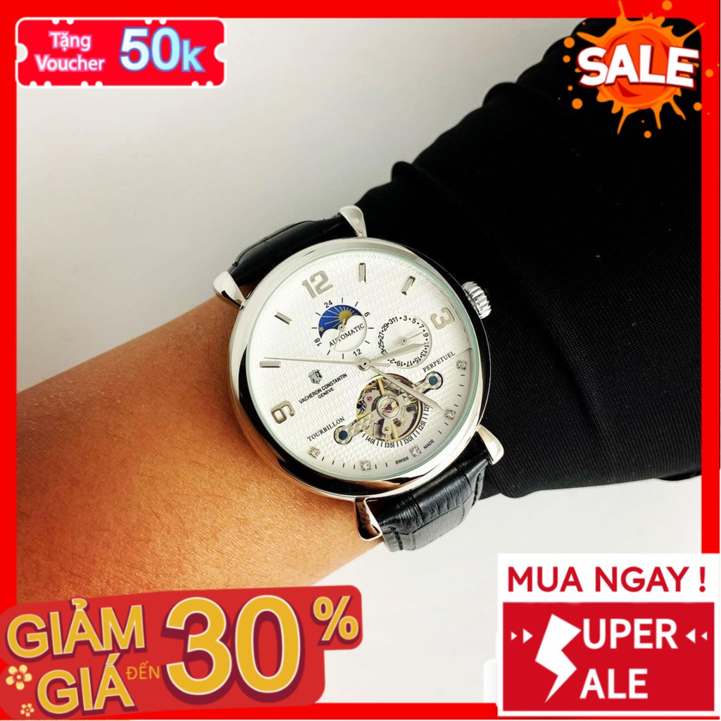 Đồng hồ cơ - Đồng Hồ Dây Da Nam 43mm Fom Size Chuẩn Chống Nước Chống Xước Tốt Bảo Hành 6 Tháng 80172 - 1199 Watches | BigBuy360 - bigbuy360.vn